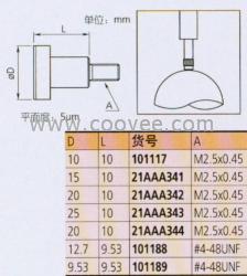 供应日本三丰平面型测针101117 101188 101189