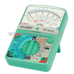 供應(yīng)指針防誤測斜立型三用電表MT-2007N-C