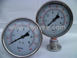 供應 衛生型壓力真空隔膜式壓力表