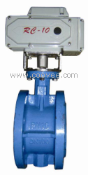 供應(DN100)法蘭電動蝶閥