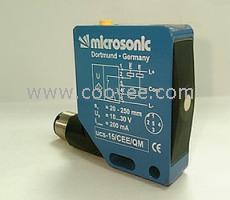 供应德国MICROSONIC超声波传感器 传感器	