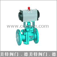 供應氣動襯氟球閥JLQ641F