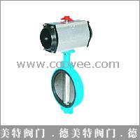 供應氣動對夾式蝶閥JLD671