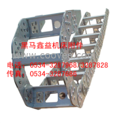 鋼鋁拖鏈供應商（天津）塘沽鏈板式排屑機、鋼板防護罩