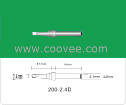 供应快克烙铁头 200烙铁头 203h焊台用 200-2.4D