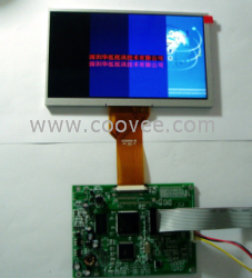 供應(yīng)7寸數(shù)字屏AV+CPU混合顯示模組