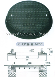 供应重700复合井盖