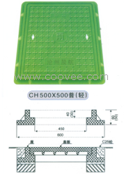 供应500x500轻型井盖