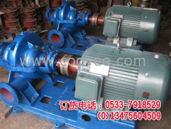 供應10SH-6型水平中開泵、填料密封泵、熱水循環博山清水泵