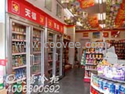 供應重慶多趣便利店人道美食冷柜義清連鎖超市冷柜