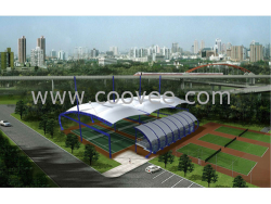 河北遷安市裁剪膜景觀膜湖北聯冠膜結構設計