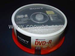 供应索尼刻录盘 SONY DVD-R 25p