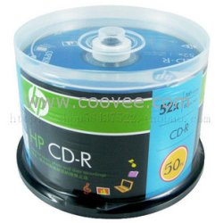 供应惠普刻录盘CD-R 50P 52X 刻录光盘