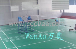 供應羽毛球運動場地地膠