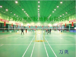 供應羽毛球運動場地地膠板