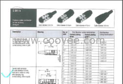 供应安费诺c091系列防水连接器