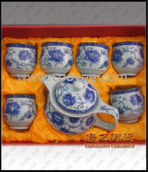 供應(yīng)功夫茶具 水點桃花茶具