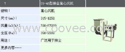 C6-48型排塵離心風(fēng)機(jī)