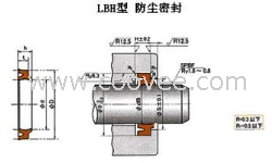 LBH防尘密封-往复运动型密封圈-天津