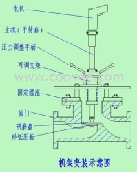 M-100B型便携式阀门研磨机