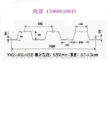 开口楼承板YX51-341-1025