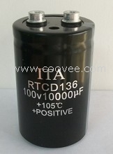 供應(yīng)100VDC 18000MFD電容器
