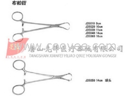 上海金钟手术器械/帕巾钳/布帕钳/