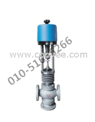 電動三通調節閥-%