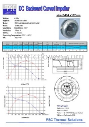 PSC 直流后倾离心风机