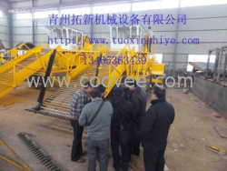 寧夏水庫半自動割草船