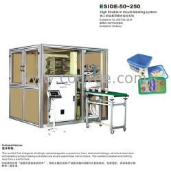 侧入式磁悬浮模内贴标系统