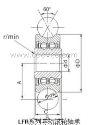 LFR 30/8 KDD导轨滚轮轴承