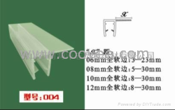 直销F型90度玻璃门挡水条