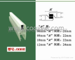 【優(yōu)惠】淋浴房磁性密封膠條浴室門磁條