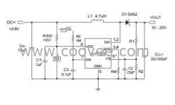 CH1003 DC/DC 升压IC 3V