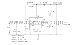 5V升压电路 12v升24v 电源模块