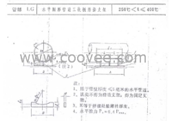 水平圆形管道三枕板焊接支架