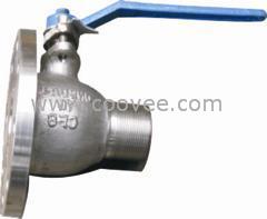 Q631F-16放料球閥