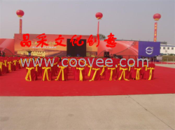 晶采（杭州）開業儀式布置