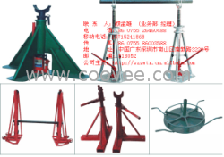 深圳批發(fā)各種機(jī)械式電纜放線架 螺旋電纜放