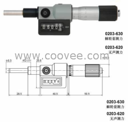 微米計(jì)數(shù)器微分頭（0-25.0mm）