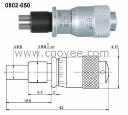 精細讀數(shù)微分頭（0-6.5mm）
