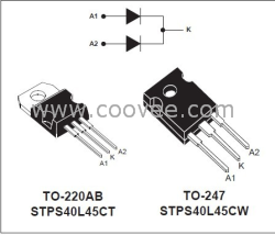 代理STPS40L45CT