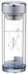 透明玻璃保溫杯 玻璃杯生產(chǎn)廠家 杯子廠家