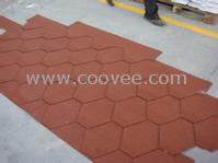 單層菱形晚霞紅