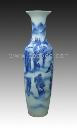 供應(yīng)山水陶瓷花瓶