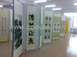 北京展板租赁北京八棱柱挂画展板租赁