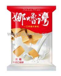 台湾原装食品 娜噜湾黑糖牛奶口袋饼