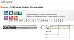 供应APLS4000四刃深沟加长平刀
