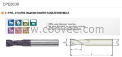 上海供应DPE2000钻石涂层二刃平刀